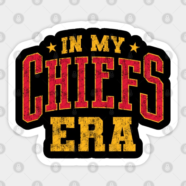 Vintage In My Chiefs Era Sticker by GraciafyShine